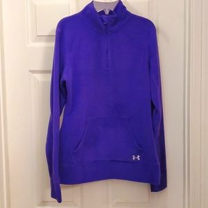 Under Armour Womens 3/4 Zip Fleece Pullover - worn once